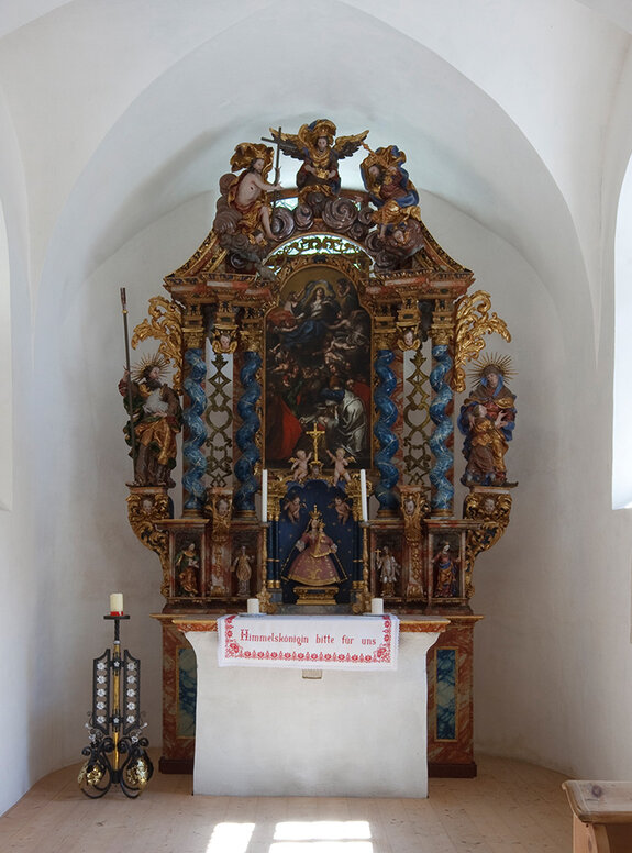 Frühbarocker Altar um 1696 ©BDA Frühbarocker Altar um 1696 (Andreas Thamasch) ©BDA